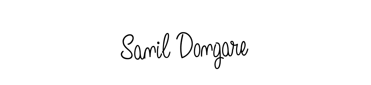 Design your own signature with our free online signature maker. With this signature software, you can create a handwritten (Angelique-Rose-font-FFP) signature for name Sanil Dongare. Sanil Dongare signature style 5 images and pictures png