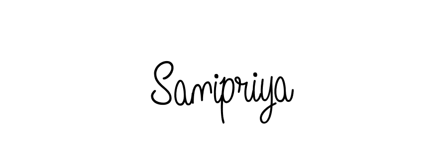 Create a beautiful signature design for name Sanipriya. With this signature (Angelique-Rose-font-FFP) fonts, you can make a handwritten signature for free. Sanipriya signature style 5 images and pictures png