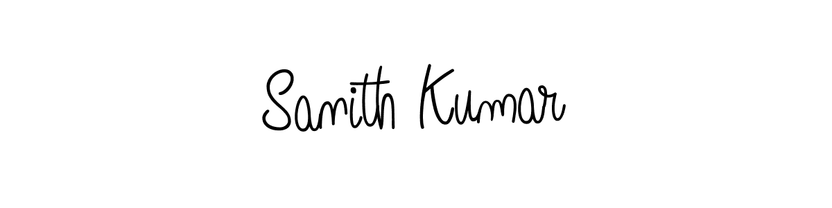 Create a beautiful signature design for name Sanith Kumar. With this signature (Angelique-Rose-font-FFP) fonts, you can make a handwritten signature for free. Sanith Kumar signature style 5 images and pictures png