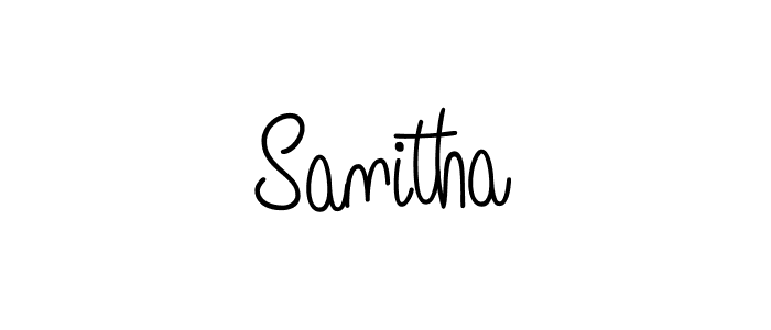 Also You can easily find your signature by using the search form. We will create Sanitha name handwritten signature images for you free of cost using Angelique-Rose-font-FFP sign style. Sanitha signature style 5 images and pictures png