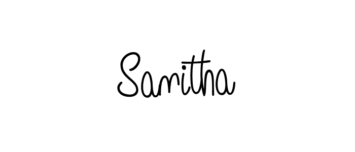 Once you've used our free online signature maker to create your best signature Angelique-Rose-font-FFP style, it's time to enjoy all of the benefits that Sanitha name signing documents. Sanitha signature style 5 images and pictures png