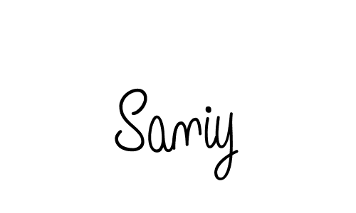 How to Draw Saniy signature style? Angelique-Rose-font-FFP is a latest design signature styles for name Saniy. Saniy signature style 5 images and pictures png