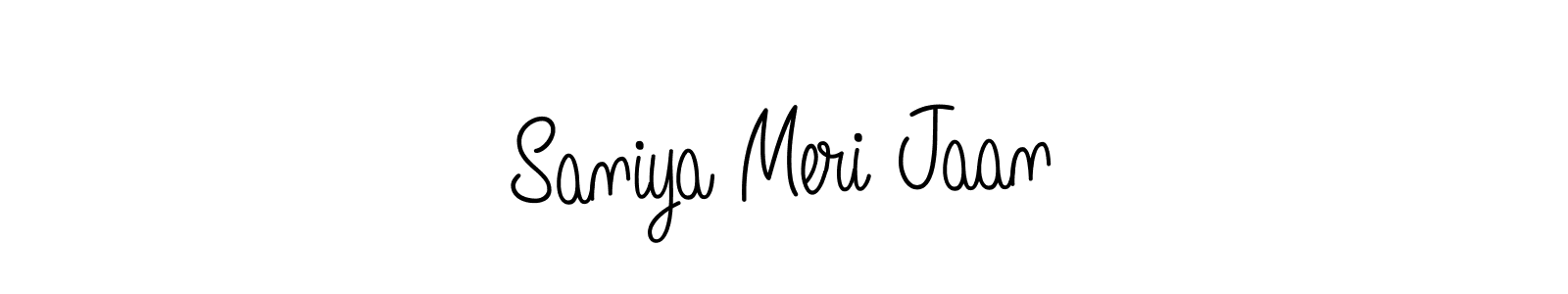 Check out images of Autograph of Saniya Meri Jaan name. Actor Saniya Meri Jaan Signature Style. Angelique-Rose-font-FFP is a professional sign style online. Saniya Meri Jaan signature style 5 images and pictures png