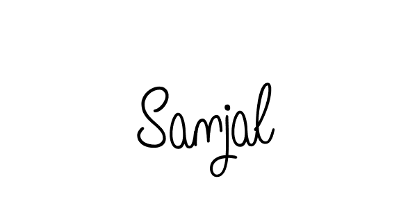 How to make Sanjal signature? Angelique-Rose-font-FFP is a professional autograph style. Create handwritten signature for Sanjal name. Sanjal signature style 5 images and pictures png