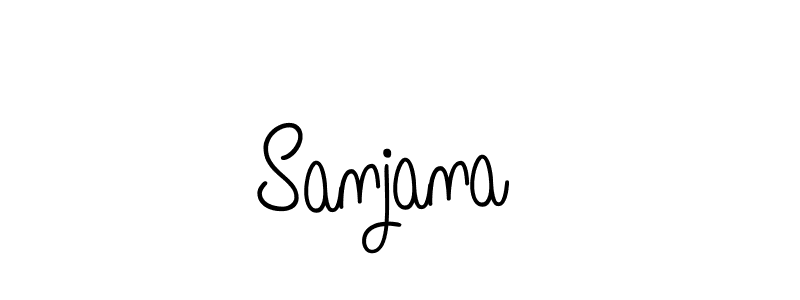 It looks lik you need a new signature style for name Sanjana . Design unique handwritten (Angelique-Rose-font-FFP) signature with our free signature maker in just a few clicks. Sanjana  signature style 5 images and pictures png