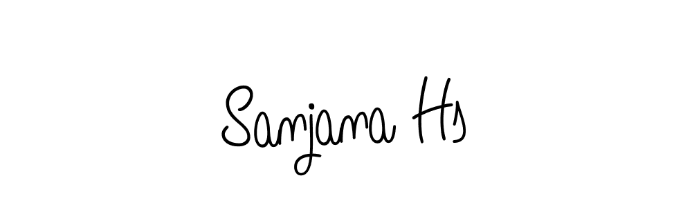 Angelique-Rose-font-FFP is a professional signature style that is perfect for those who want to add a touch of class to their signature. It is also a great choice for those who want to make their signature more unique. Get Sanjana Hs name to fancy signature for free. Sanjana Hs signature style 5 images and pictures png