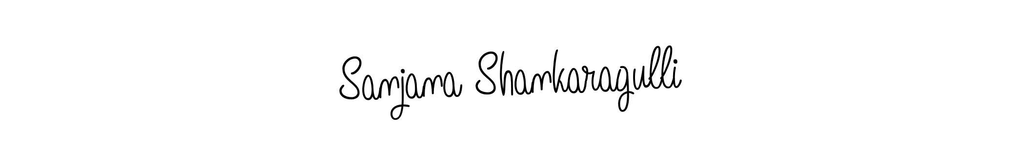 if you are searching for the best signature style for your name Sanjana Shankaragulli. so please give up your signature search. here we have designed multiple signature styles  using Angelique-Rose-font-FFP. Sanjana Shankaragulli signature style 5 images and pictures png