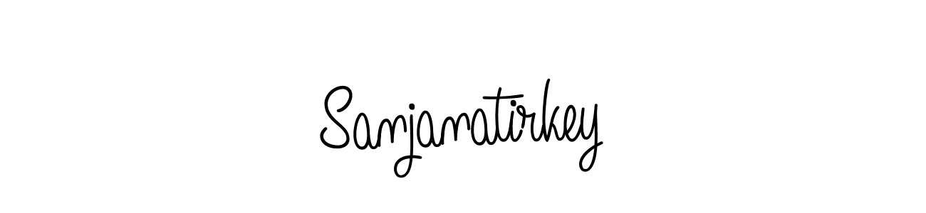 You can use this online signature creator to create a handwritten signature for the name Sanjanatirkey. This is the best online autograph maker. Sanjanatirkey signature style 5 images and pictures png