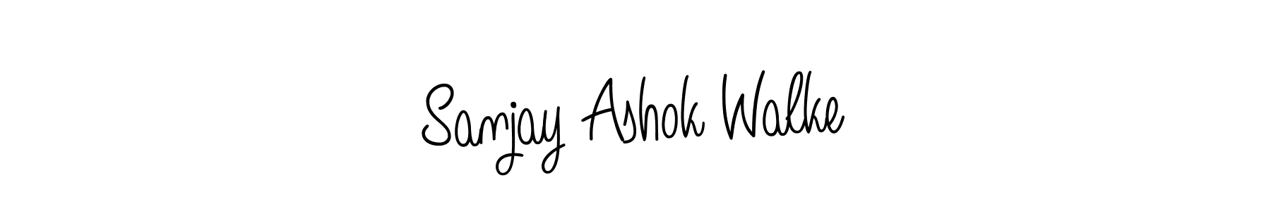 Once you've used our free online signature maker to create your best signature Angelique-Rose-font-FFP style, it's time to enjoy all of the benefits that Sanjay Ashok Walke name signing documents. Sanjay Ashok Walke signature style 5 images and pictures png