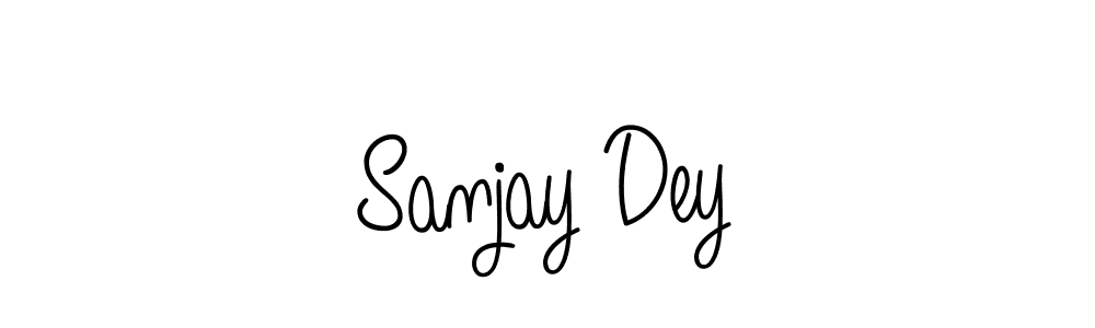 Sanjay Dey stylish signature style. Best Handwritten Sign (Angelique-Rose-font-FFP) for my name. Handwritten Signature Collection Ideas for my name Sanjay Dey. Sanjay Dey signature style 5 images and pictures png