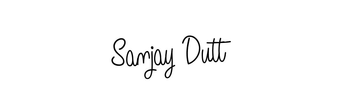 You should practise on your own different ways (Angelique-Rose-font-FFP) to write your name (Sanjay Dutt) in signature. don't let someone else do it for you. Sanjay Dutt signature style 5 images and pictures png