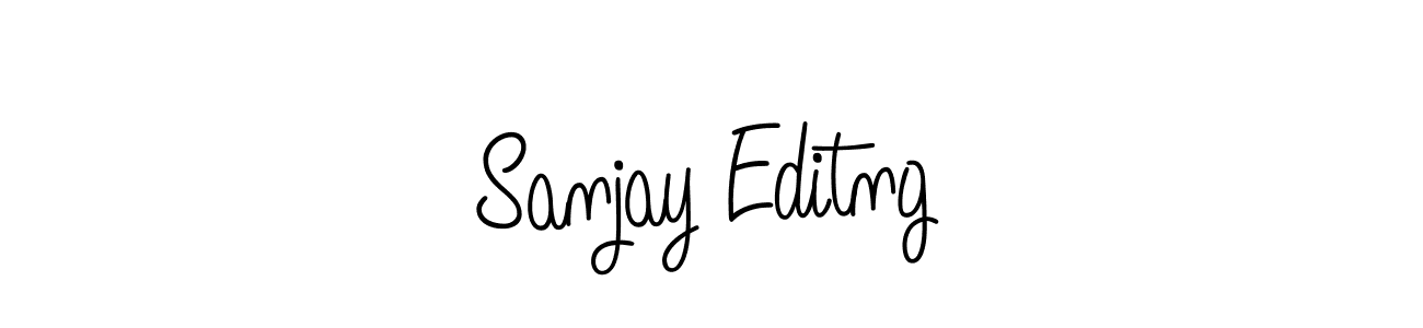 Use a signature maker to create a handwritten signature online. With this signature software, you can design (Angelique-Rose-font-FFP) your own signature for name Sanjay Editng. Sanjay Editng signature style 5 images and pictures png