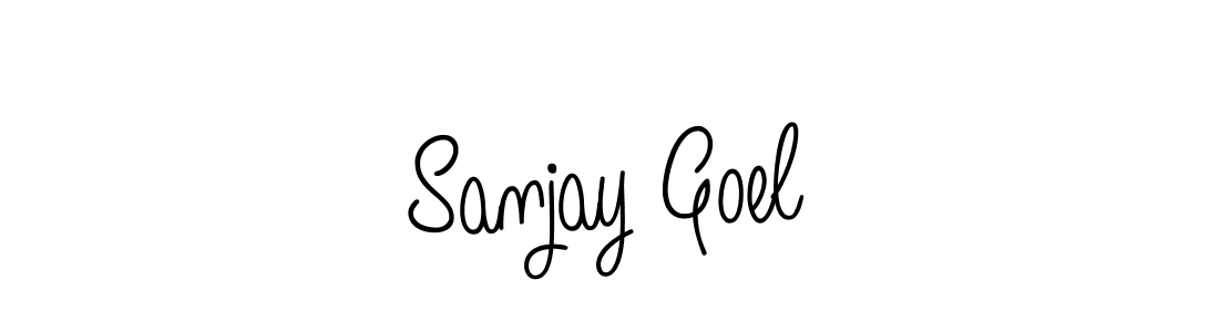 Make a beautiful signature design for name Sanjay Goel. With this signature (Angelique-Rose-font-FFP) style, you can create a handwritten signature for free. Sanjay Goel signature style 5 images and pictures png