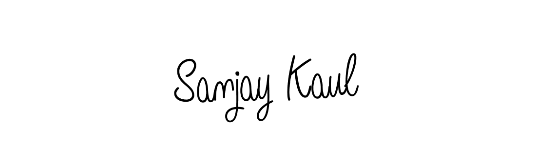 Create a beautiful signature design for name Sanjay Kaul. With this signature (Angelique-Rose-font-FFP) fonts, you can make a handwritten signature for free. Sanjay Kaul signature style 5 images and pictures png