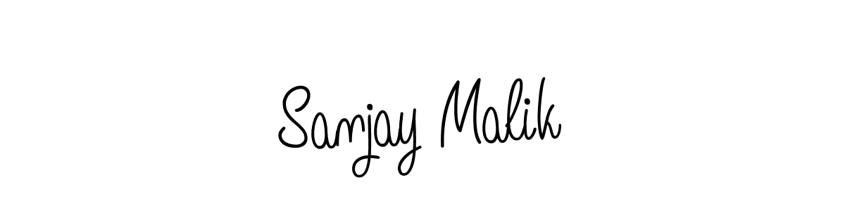 Also we have Sanjay Malik name is the best signature style. Create professional handwritten signature collection using Angelique-Rose-font-FFP autograph style. Sanjay Malik signature style 5 images and pictures png