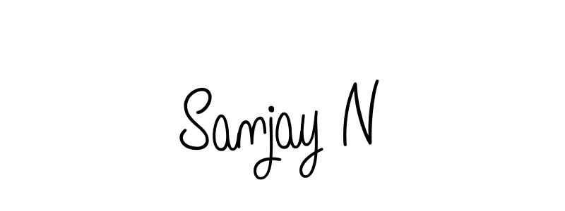 Best and Professional Signature Style for Sanjay N. Angelique-Rose-font-FFP Best Signature Style Collection. Sanjay N signature style 5 images and pictures png