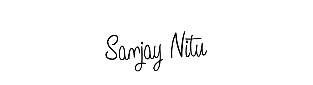 This is the best signature style for the Sanjay Nitu name. Also you like these signature font (Angelique-Rose-font-FFP). Mix name signature. Sanjay Nitu signature style 5 images and pictures png