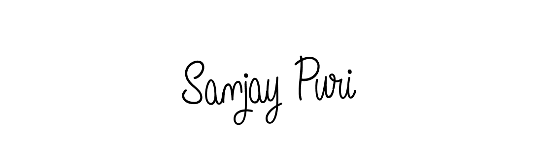 Design your own signature with our free online signature maker. With this signature software, you can create a handwritten (Angelique-Rose-font-FFP) signature for name Sanjay Puri. Sanjay Puri signature style 5 images and pictures png
