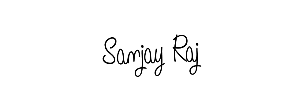 Sanjay Raj stylish signature style. Best Handwritten Sign (Angelique-Rose-font-FFP) for my name. Handwritten Signature Collection Ideas for my name Sanjay Raj. Sanjay Raj signature style 5 images and pictures png