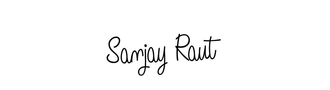 Design your own signature with our free online signature maker. With this signature software, you can create a handwritten (Angelique-Rose-font-FFP) signature for name Sanjay Raut. Sanjay Raut signature style 5 images and pictures png