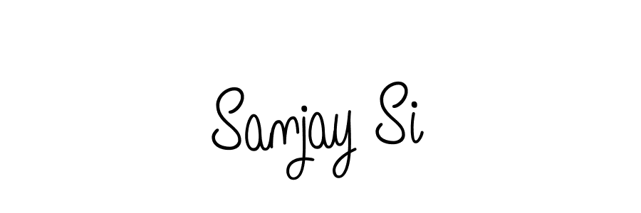 How to make Sanjay Si name signature. Use Angelique-Rose-font-FFP style for creating short signs online. This is the latest handwritten sign. Sanjay Si signature style 5 images and pictures png