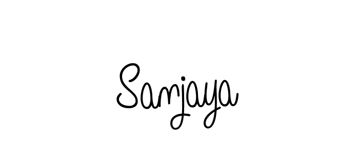 Best and Professional Signature Style for Sanjaya. Angelique-Rose-font-FFP Best Signature Style Collection. Sanjaya signature style 5 images and pictures png