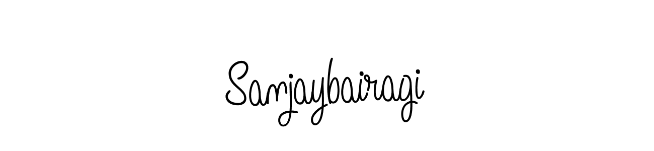 Sanjaybairagi stylish signature style. Best Handwritten Sign (Angelique-Rose-font-FFP) for my name. Handwritten Signature Collection Ideas for my name Sanjaybairagi. Sanjaybairagi signature style 5 images and pictures png