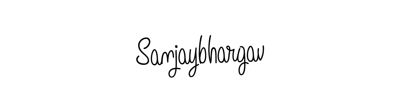 Sanjaybhargav stylish signature style. Best Handwritten Sign (Angelique-Rose-font-FFP) for my name. Handwritten Signature Collection Ideas for my name Sanjaybhargav. Sanjaybhargav signature style 5 images and pictures png