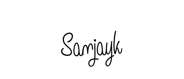 Once you've used our free online signature maker to create your best signature Angelique-Rose-font-FFP style, it's time to enjoy all of the benefits that Sanjayk name signing documents. Sanjayk signature style 5 images and pictures png