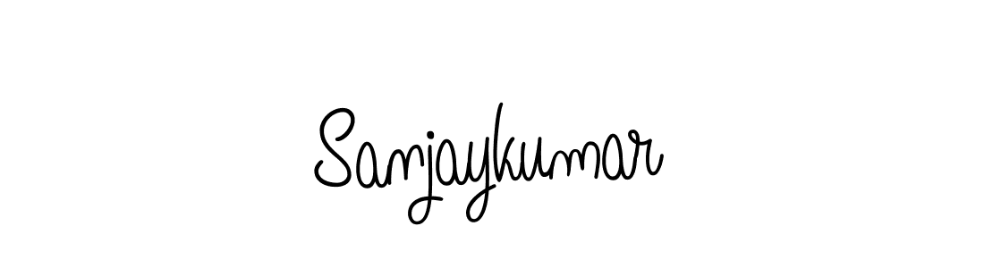 The best way (Angelique-Rose-font-FFP) to make a short signature is to pick only two or three words in your name. The name Sanjaykumar include a total of six letters. For converting this name. Sanjaykumar signature style 5 images and pictures png