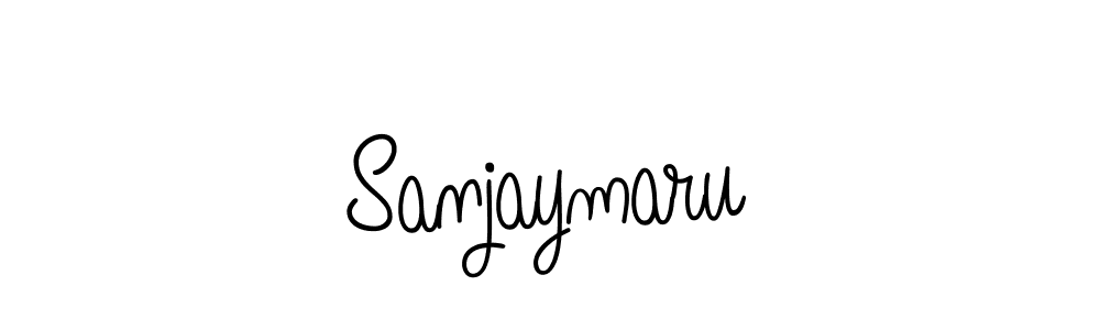 Make a beautiful signature design for name Sanjaymaru. With this signature (Angelique-Rose-font-FFP) style, you can create a handwritten signature for free. Sanjaymaru signature style 5 images and pictures png