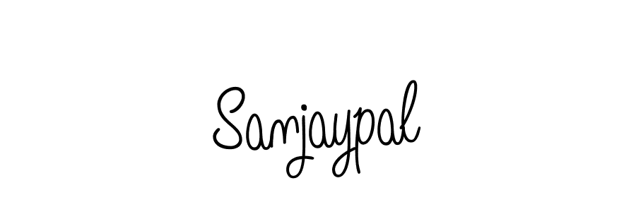 How to make Sanjaypal name signature. Use Angelique-Rose-font-FFP style for creating short signs online. This is the latest handwritten sign. Sanjaypal signature style 5 images and pictures png