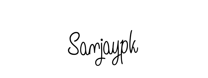 Once you've used our free online signature maker to create your best signature Angelique-Rose-font-FFP style, it's time to enjoy all of the benefits that Sanjaypk name signing documents. Sanjaypk signature style 5 images and pictures png