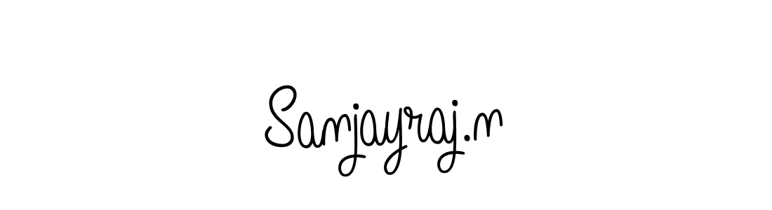 Sanjayraj.n stylish signature style. Best Handwritten Sign (Angelique-Rose-font-FFP) for my name. Handwritten Signature Collection Ideas for my name Sanjayraj.n. Sanjayraj.n signature style 5 images and pictures png