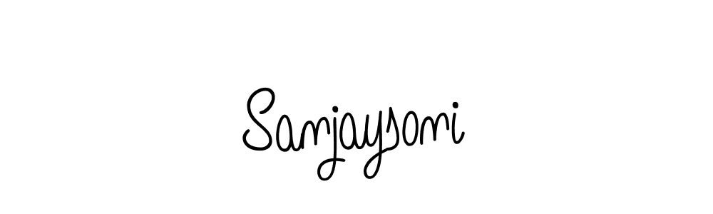 It looks lik you need a new signature style for name Sanjaysoni. Design unique handwritten (Angelique-Rose-font-FFP) signature with our free signature maker in just a few clicks. Sanjaysoni signature style 5 images and pictures png