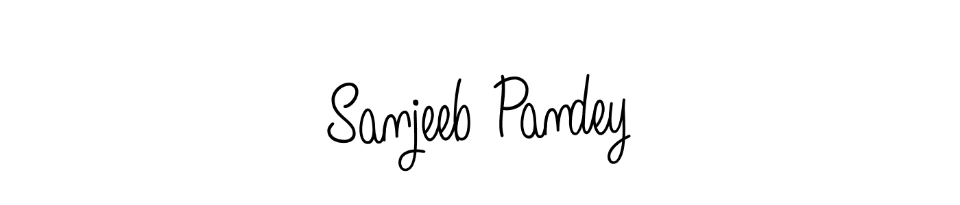 Create a beautiful signature design for name Sanjeeb Pandey. With this signature (Angelique-Rose-font-FFP) fonts, you can make a handwritten signature for free. Sanjeeb Pandey signature style 5 images and pictures png