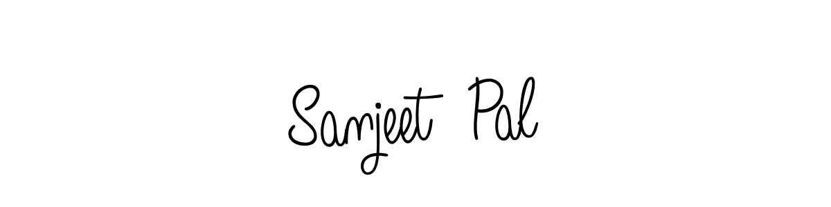 You should practise on your own different ways (Angelique-Rose-font-FFP) to write your name (Sanjeet  Pal) in signature. don't let someone else do it for you. Sanjeet  Pal signature style 5 images and pictures png