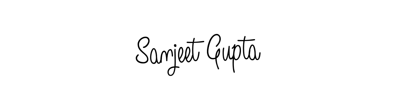Also we have Sanjeet Gupta name is the best signature style. Create professional handwritten signature collection using Angelique-Rose-font-FFP autograph style. Sanjeet Gupta signature style 5 images and pictures png