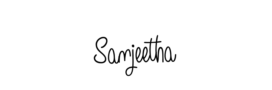 Also we have Sanjeetha name is the best signature style. Create professional handwritten signature collection using Angelique-Rose-font-FFP autograph style. Sanjeetha signature style 5 images and pictures png