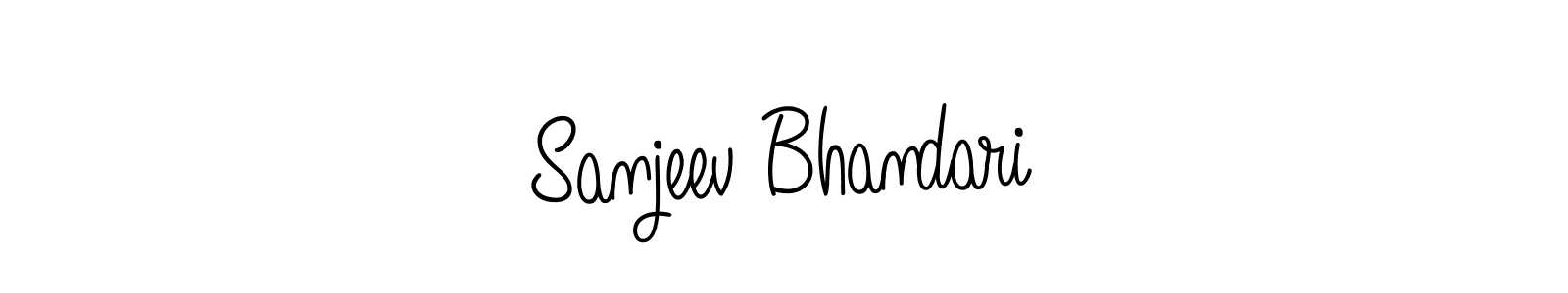 Use a signature maker to create a handwritten signature online. With this signature software, you can design (Angelique-Rose-font-FFP) your own signature for name Sanjeev Bhandari. Sanjeev Bhandari signature style 5 images and pictures png