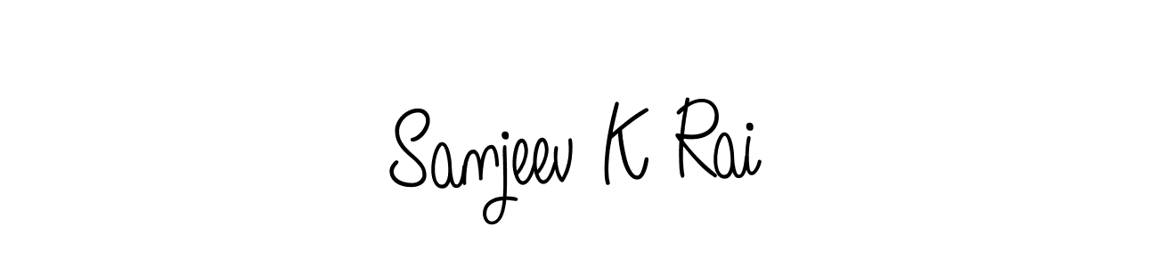 This is the best signature style for the Sanjeev K Rai name. Also you like these signature font (Angelique-Rose-font-FFP). Mix name signature. Sanjeev K Rai signature style 5 images and pictures png