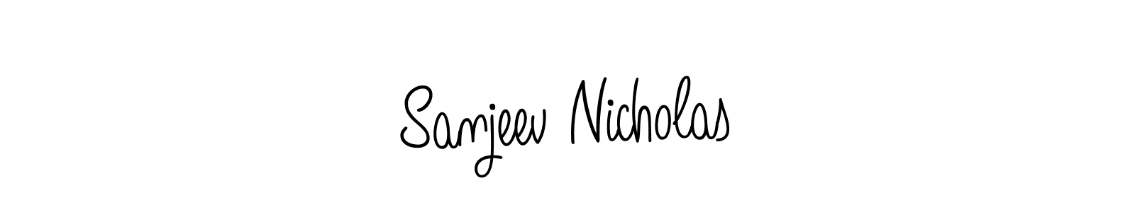 if you are searching for the best signature style for your name Sanjeev Nicholas. so please give up your signature search. here we have designed multiple signature styles  using Angelique-Rose-font-FFP. Sanjeev Nicholas signature style 5 images and pictures png
