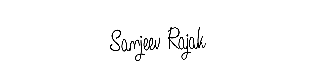 Create a beautiful signature design for name Sanjeev Rajak. With this signature (Angelique-Rose-font-FFP) fonts, you can make a handwritten signature for free. Sanjeev Rajak signature style 5 images and pictures png