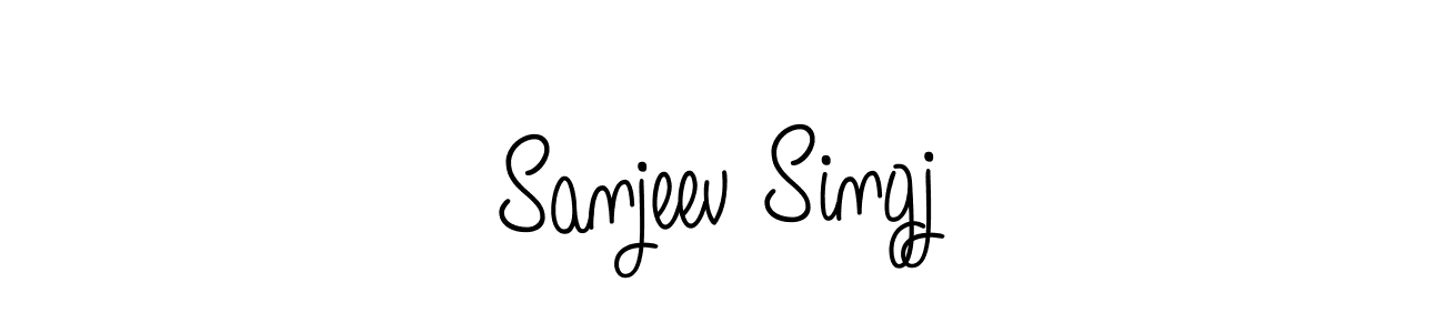 Make a beautiful signature design for name Sanjeev Singj. With this signature (Angelique-Rose-font-FFP) style, you can create a handwritten signature for free. Sanjeev Singj signature style 5 images and pictures png