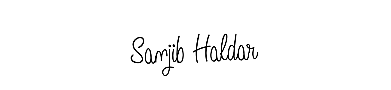 Sanjib Haldar stylish signature style. Best Handwritten Sign (Angelique-Rose-font-FFP) for my name. Handwritten Signature Collection Ideas for my name Sanjib Haldar. Sanjib Haldar signature style 5 images and pictures png