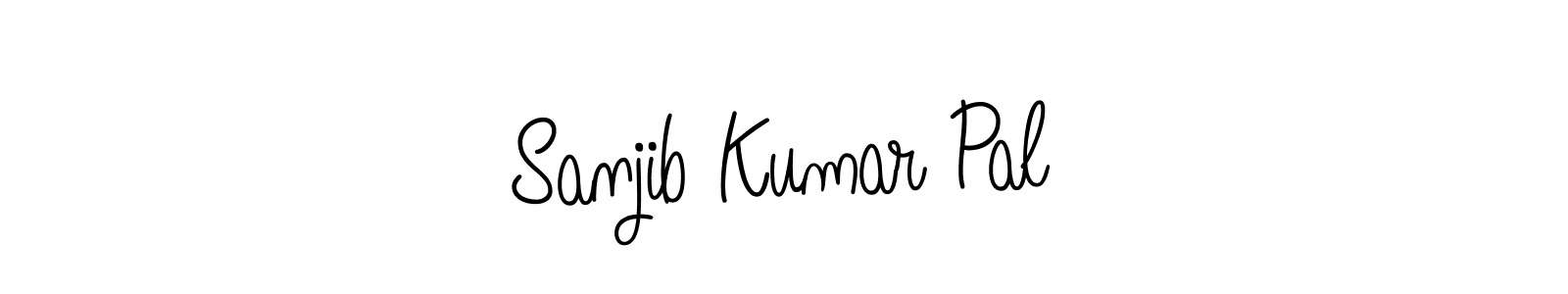 Make a beautiful signature design for name Sanjib Kumar Pal. With this signature (Angelique-Rose-font-FFP) style, you can create a handwritten signature for free. Sanjib Kumar Pal signature style 5 images and pictures png