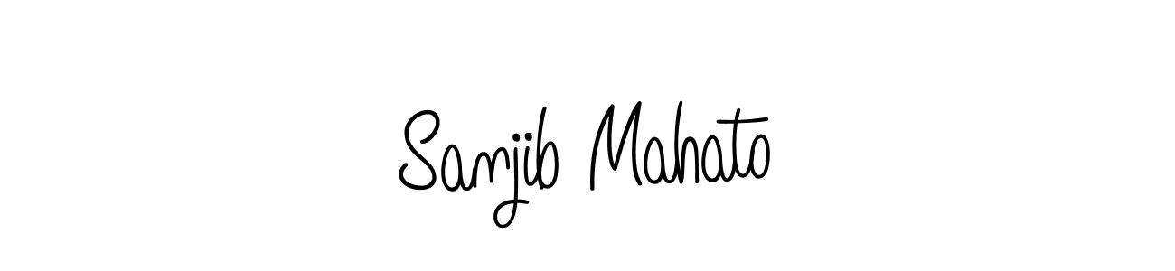 How to Draw Sanjib Mahato signature style? Angelique-Rose-font-FFP is a latest design signature styles for name Sanjib Mahato. Sanjib Mahato signature style 5 images and pictures png