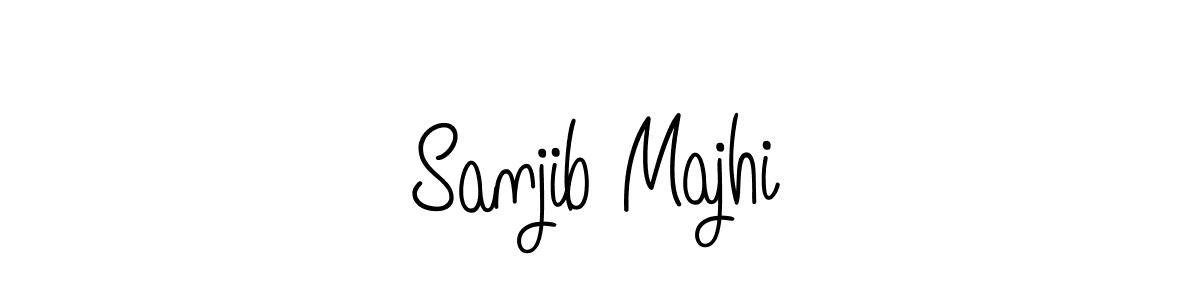 The best way (Angelique-Rose-font-FFP) to make a short signature is to pick only two or three words in your name. The name Sanjib Majhi include a total of six letters. For converting this name. Sanjib Majhi signature style 5 images and pictures png