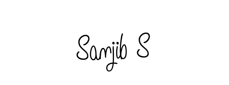 Once you've used our free online signature maker to create your best signature Angelique-Rose-font-FFP style, it's time to enjoy all of the benefits that Sanjib S name signing documents. Sanjib S signature style 5 images and pictures png