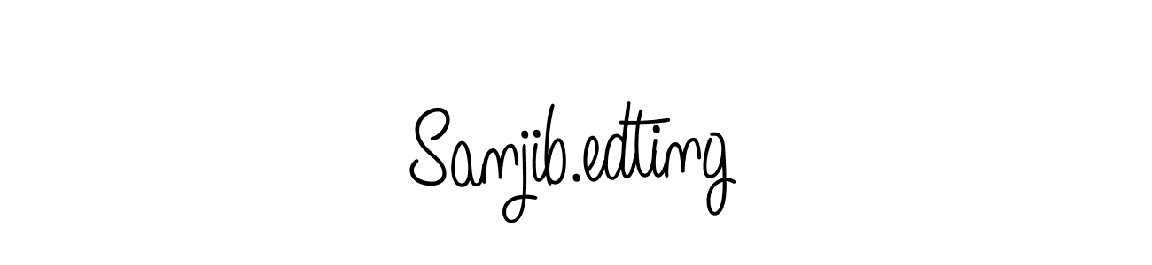 Once you've used our free online signature maker to create your best signature Angelique-Rose-font-FFP style, it's time to enjoy all of the benefits that Sanjib.edting name signing documents. Sanjib.edting signature style 5 images and pictures png